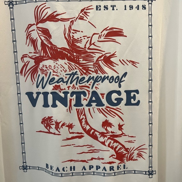 NEW WEATHERPROOF  VINTAGE “DUSTY PINK”  SIZE (XL) RASH GUARD UPF 50+ - Picture 4 of 7